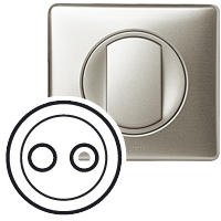 Накладка розетки TV-FM Legrand Celiane Титан