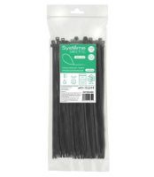 Systeme Electric Стяжка кабельная нейлоновая 250х4.8 Чёрная (100шт) в пакете с замком ЗИП-ЛОК