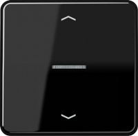 Накладка выключателя жалюзийного электронного нажимного JUNG CD 500/CD plus Черный