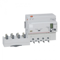 Дифференциальный блок DX3 - тип HPI - от 300 до 3000 мА - расширенная функция измерения - LCD экран - 4П - 400 В~ - 125 А - 7,5 модулей Legrand