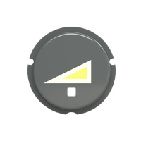 Кнопка светорегулятор free@home, серый ABB Zenit SBD-N2GR