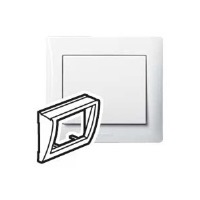 Накладка розетки информационной RJ45 STP Legrand Galea Life Белый