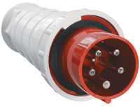 Вилка переносная 3P+РЕ+N 125A/380V IP54 красный IEK ССИ-045