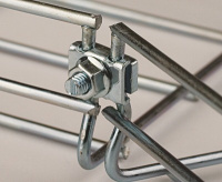 Комплект №3 в сборе винт М6x14 шайба гайка M6 оцинкованная сталь DKC F5 Combitech