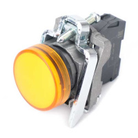 Systeme Electric Лампа сигнальная в сборе модульная 22 мм желтая 230-240В АС