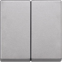 Клавиша 2-ая Merten System M Алюминий