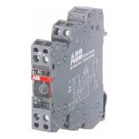 Реле RB122A , 2 переключающих контакта, 1мА-8А, катушка 230VAC/DC, винт.зажимы ABB
