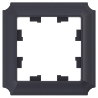 SE AtlasDesign ANTIQUE Рамка 1-постовая Карбон