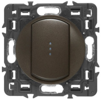 Клавиша 1-ая с подсветкой Legrand Celiane Графит