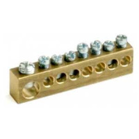 Клеммная колодка 8 мод. (отв.1х5.4мм+7х4.5мм) DKC