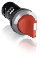 Переключатель C3SS2-30R-20 3-х позиционный красный 2НО без фиксации ABB