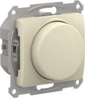 Светорегулятор (диммер) повор-нажим LED RC 315Вт механизм Schneider Electric Glossa Бежевый 