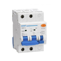 Дифференциальный автомат NXBLE-63 2P C25 30mA тип AC 6kA CHINT