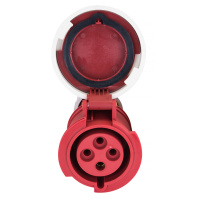 Розетка переносная 2342 3P+PE 63A 380В IP67 EKF PROxima