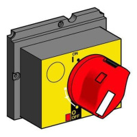 Поворотн. рукоятка упр. красн/желт. Schneider Electric