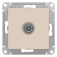Розетка TV оконечная 1DB механизм Schneider Electric AtlasDesign Бежевый