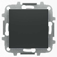 Заглушка с суппортом ABB NIE Sky Черный бархат 8500 NS