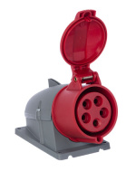 Розетка для монтажа на поверхность 432RS6, 32A, 3P+N+E, IP44, 6ч ABB