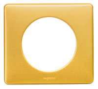 Celiane. Рамка 1-постовая. Цвет "Латунь" Legrand