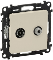 Розетка TV-SAT "звезда" Legrand Valena Life Слоновая кость