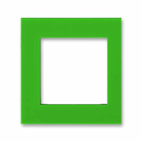 Сменная панель внешняя на многопостовую рамку зелёный ABB Levit
