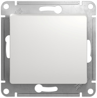 Выключатель 1-клавишный 10A (схема 1) Systeme Electric Glossa Белый