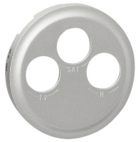 Накладка розетки TV-FM-SAT Legrand Celiane Титан