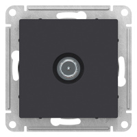 Розетка TV оконечная 1DB механизм Schneider Electric AtlasDesign Карбон