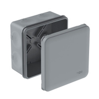 Systeme Electric MultiBox Коробка распределительная с мембранными вводами IP66 85х85х42 Серая (со стикером) под пистолет