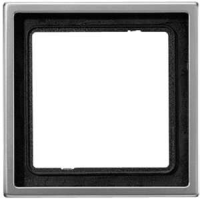 Рамка 1-постовая Jung LS 990 Cталь