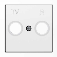 Накладка розетки TV-R ABB NIE Sky Альпийский белый 8550 BL