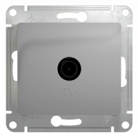 Розетка TV проходная 4dB Systeme Electric Glossa Алюминий