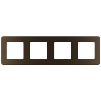 Рамка декоративная универсальная, 4 поста, Legrand Inspiria Бронза
