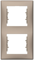 Рамка 2-постовая вертикальная Schneider Electric Sedna Титан