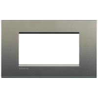 Рамка прямоугольная 4 мод Bticino Living Light Серый шелк