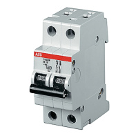 Автоматический выключатель 2P 0,5A (D) 25kA ABB S202P