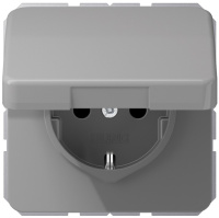 Механизм Розетка штепсельная SCHUKO 16A 250В~ с защитой от влажности Jung Серый
