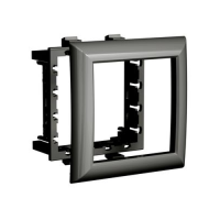 Рамка-суппорт "Avanti" для "In-liner Front", черный, 2 модуля DKC