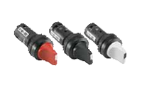 Переключатель C3SS1-30B-20 3-х позиционный черный 2НО с фиксацией ABB