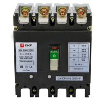 Автоматический выключатель 3P+N 200 A  25kA EKF PROxima ВА-99М