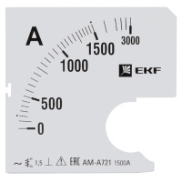 Шкала сменная для A721 1500/5A-1,5 EKF PROxima