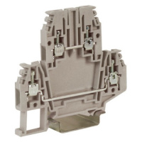 DBC.2(Ex), проходной зажим бежевый 2 уровня 2,5 кв.мм DKC