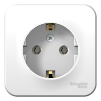 Розетка с заземлением без шторок накладного монтажа 16A 250В Systeme Electric Blanca Белый