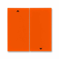 Сменная панель на клавишу для выключателя жалюзи оранжевый ABB Levit
