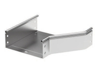 Переходник RRD правосторонний 300/100 H100 в комплекте с крепежными элементами и соединительными пластинами, необходимыми для монтаж DKC