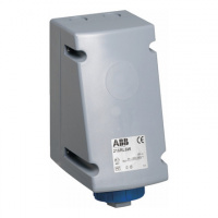 Розетка для монтажа на поверхность с подключением шлейфа 232RL6W, 32A, 2P+E, IP67, 6ч ABB
