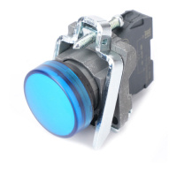 Systeme Electric Лампа сигнальная в сборе модульная 22 мм синяя 24В DC