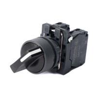 Systeme Electric Переключатель SB5 в сборе модульный 22мм 2 позиции с возвратом 1НО