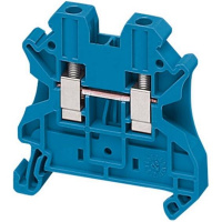 Колодка клеммная проходная винтовая 1P - 1x1 4мм / синий Schneider Electric Linergy TR