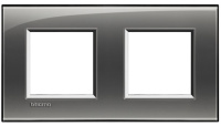 Рамка прямоугольная 2+2 мод Bticino Living Light Лондонский туман